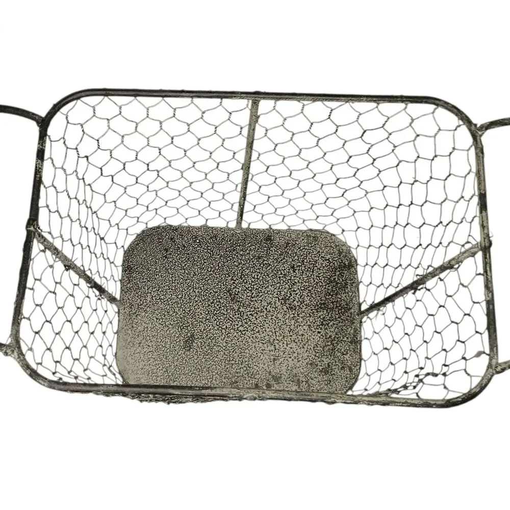 Two New Chicken Wire Baskets Rectangle Farmhouse Country Decor By Melrose Intl.